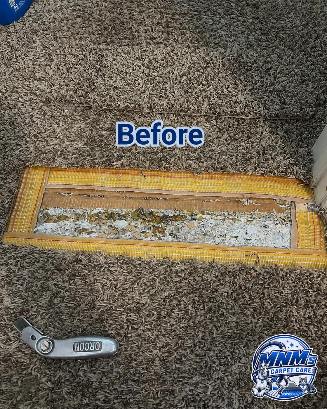 Carpet seam repair